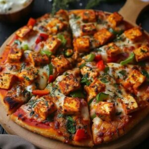 paneer tikka pizza